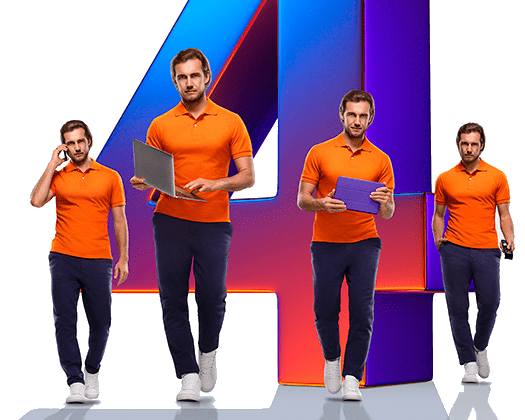 Великолепная четверка Ростелеком в село Розовка (Омская область)